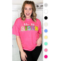 He is Risen Ideal Chenille T-Shirt