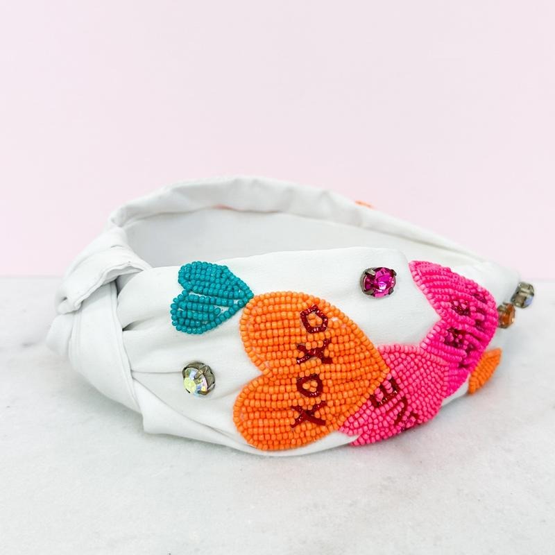 Heart Throbs XOXO Knotted Headband