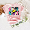 Hello First Grade Shirt, Back To School Shirt, Hello First Grade Rainbow Shirt, First Grade Shirt, First Grade Teacher Shirt,1st Grade Shirt