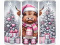 Highland Cow Christmas 20oz Tumbler
