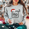 Ho 3 Christmas 2023 Sweatshirt, Holmium Santa Hat Sweater, Matching Chemistry Teacher X-mas Party Hoodie, Science Teacher Holiday Gift Sweatshirt.