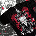 Hunter X Hunter Anime T-Shirt & Sweatshirt, Kurapika Red Eyes Graphic Tee, Anime Manga Lover Gifts Cotton Dragon