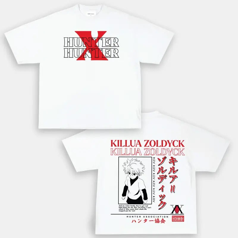 Hunter x Hunter T-shirt Hisoka Cotton Short Sleeve Anime, Anime Manga Shirt, Anime Shirt, Anime Lovers Shirt, Graphic Anime Tee, Japanese T-shirt Hoodies & Sweatshirts