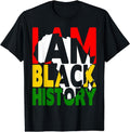 I Am Black History Month African American Pride Celebration T-Shirt | Unisex cotton tee Gifts, Crewneck