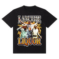 I Am the Liquor T-Shirt! Cotton Casual Crew Neck Slim-fitting Plain Floral Striped Black Menswear Stylish   3000 BC clothes