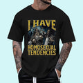I Have Homosexual Tendencies Funny Hard Skeleton Meme Unisex T-Shirt, Cotton 100%, Top Trending Fashion