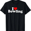 I LOVE HEART BOWLING T-Shirt
