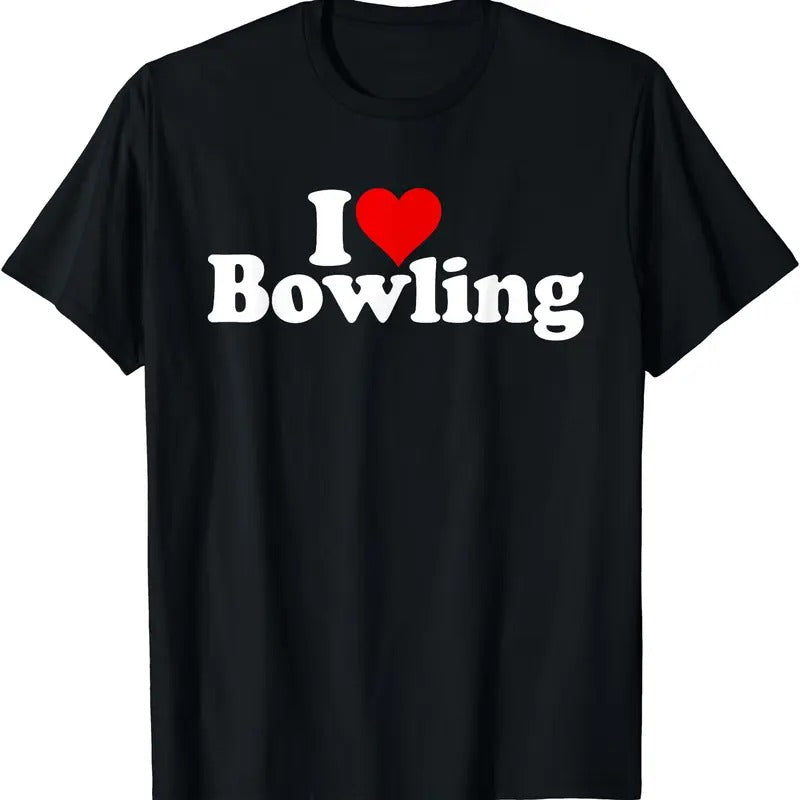 I LOVE HEART BOWLING T-Shirt