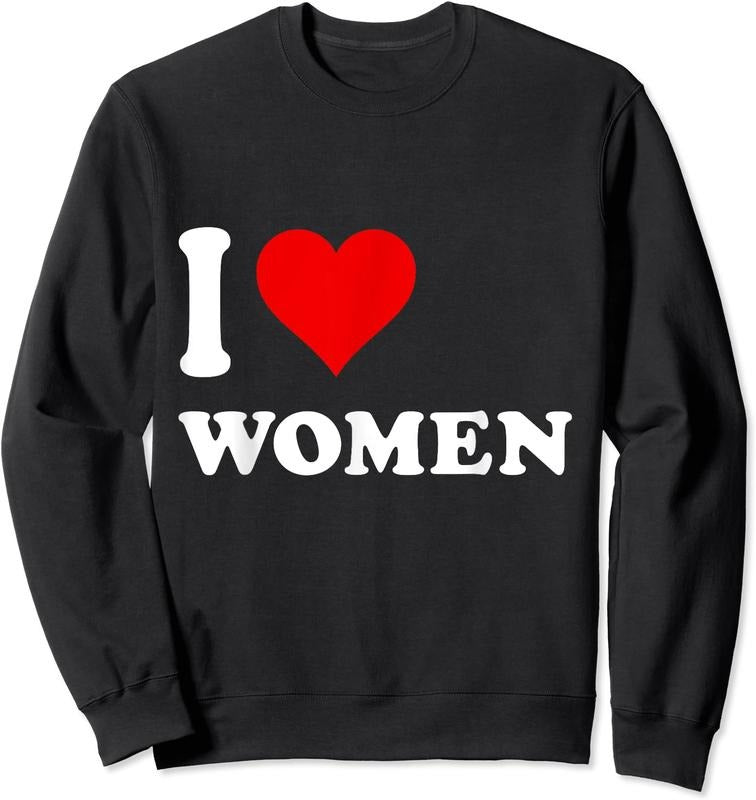 I Love women Unisex Crewneck Sweatshirt