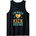 I'm Nicer After Kickboxing Funny Sarcastic Women Boxing Tank Top