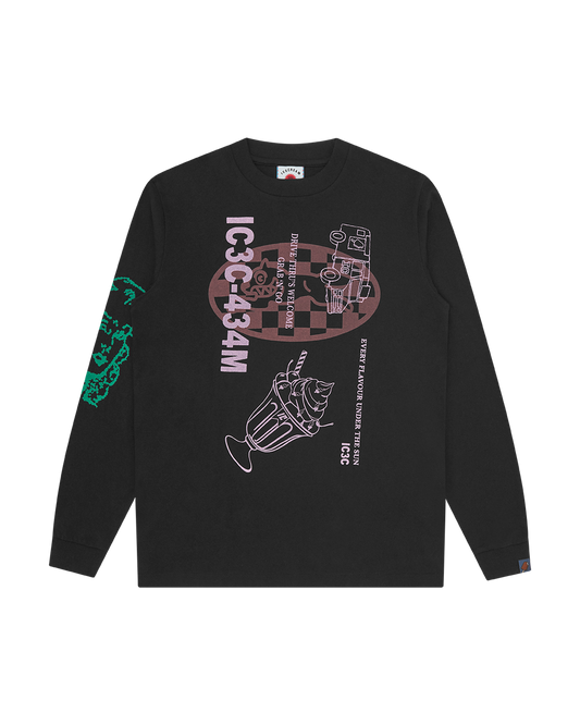 Multi Graphic LS T-Shirt Style001
