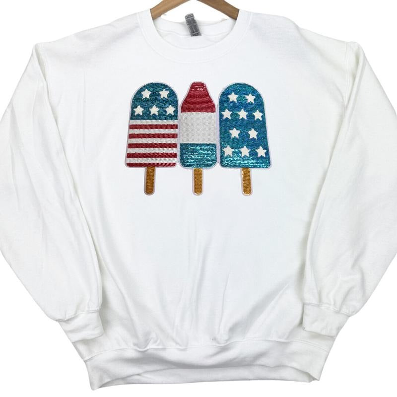Ice Cream USA Patch Gildan Sweatshirt
