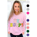 Ideal Chenille Be Hoppy Easter Adult Sweatshirt