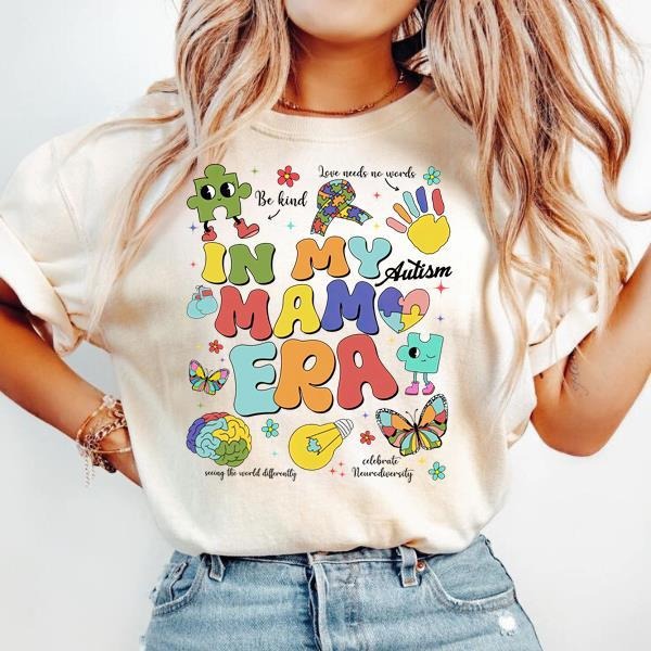 In My Autism Mama Era Shirt, Autism Mama Shirt, Autism Awareness Shirt, Autism Mom Shirt