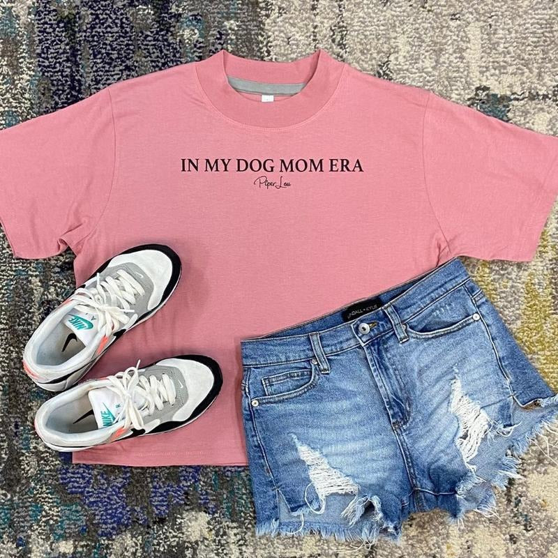 In My Dog Mom Era Premium Boxy Tee
