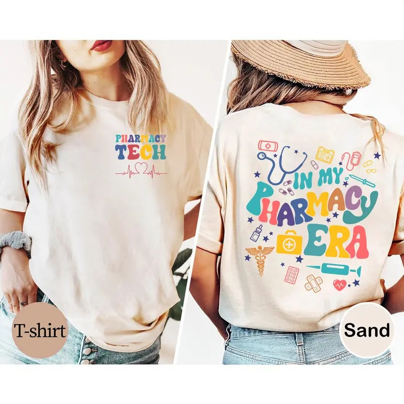 In My Pharmacy Era T-shirt, Pharmacist Gift, Pharmacy Shirt, Pharmacy Student, Pharmacy Technician, Nurse Tee