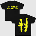 In Rifle We Trust T-Shirt, Black Version, S to 4XL, Menswear