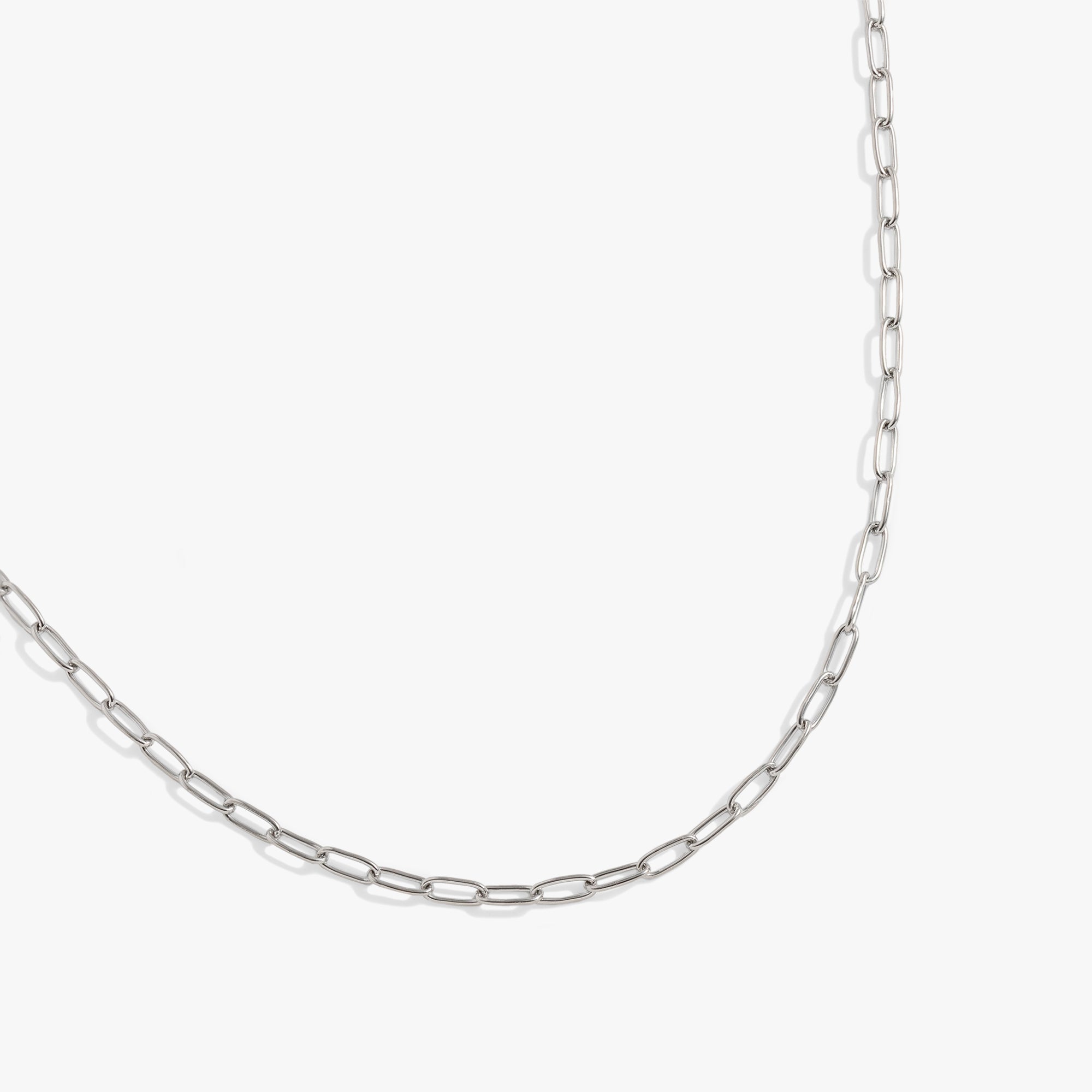 Paperclip Charm & Layering Necklace