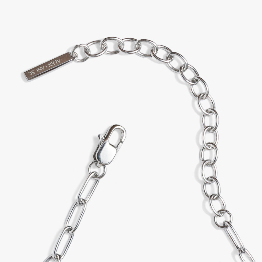 Paperclip Charm & Layering Necklace