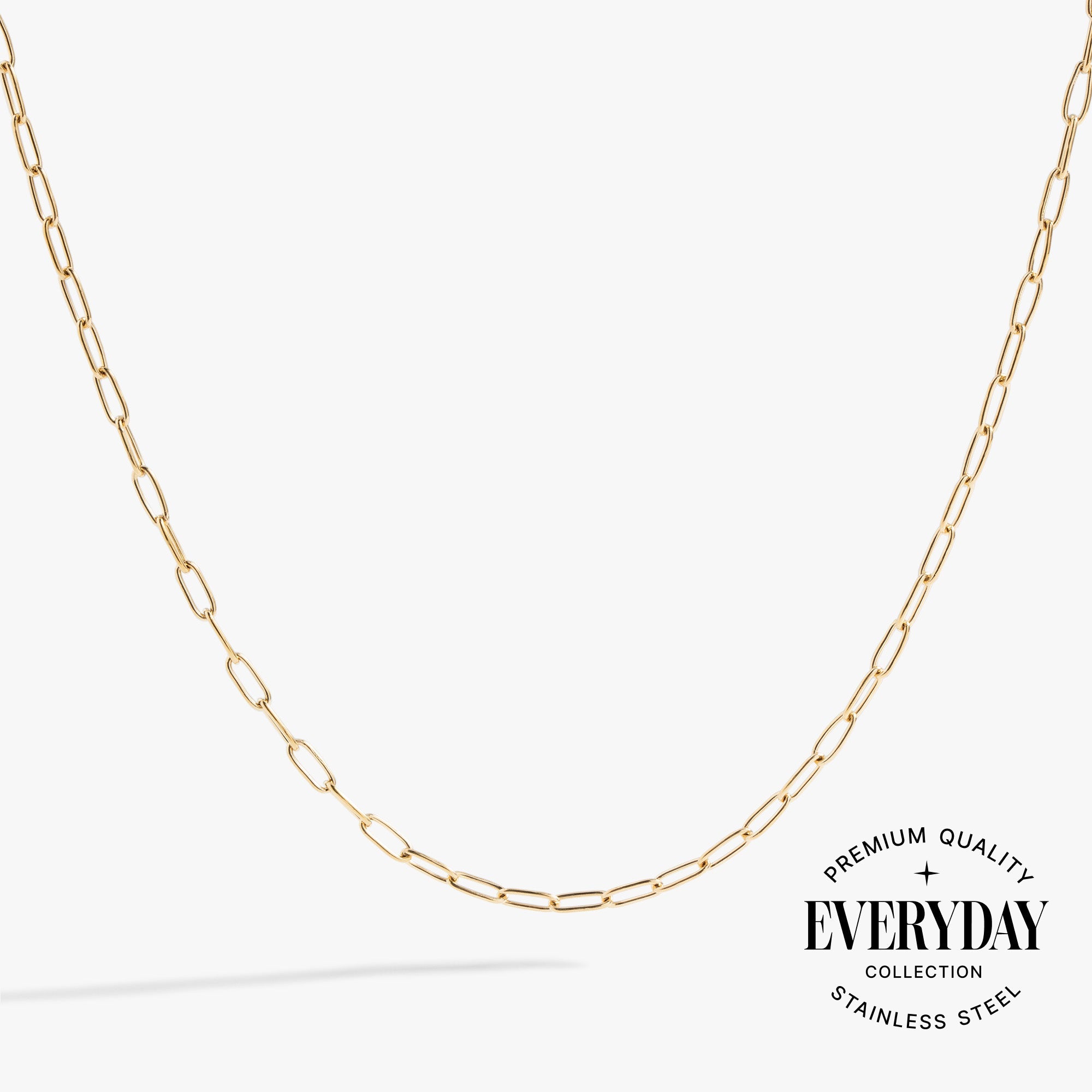 Paperclip Charm & Layering Necklace