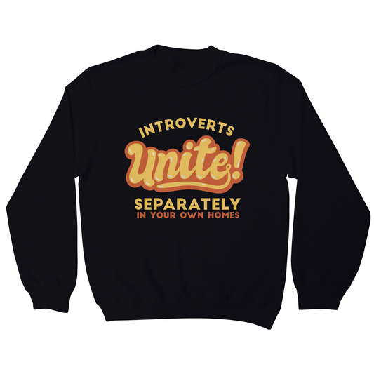 Introverts funny quote sweatshirt