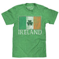 Ireland Flag with Shamrock T-Shirt - Green