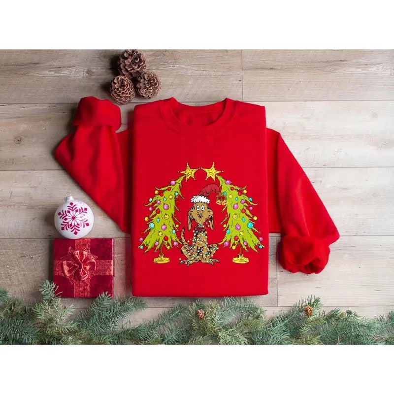 Irish Beer St. Patrick's Day Shirt, Paddy's Day Drinking Team TeeWhimsical Christmas Tree Shirt, With Dog Max Whoville SweatShirt, Whimsical Green Star SweatShirt, Tee Menswear Hoodie