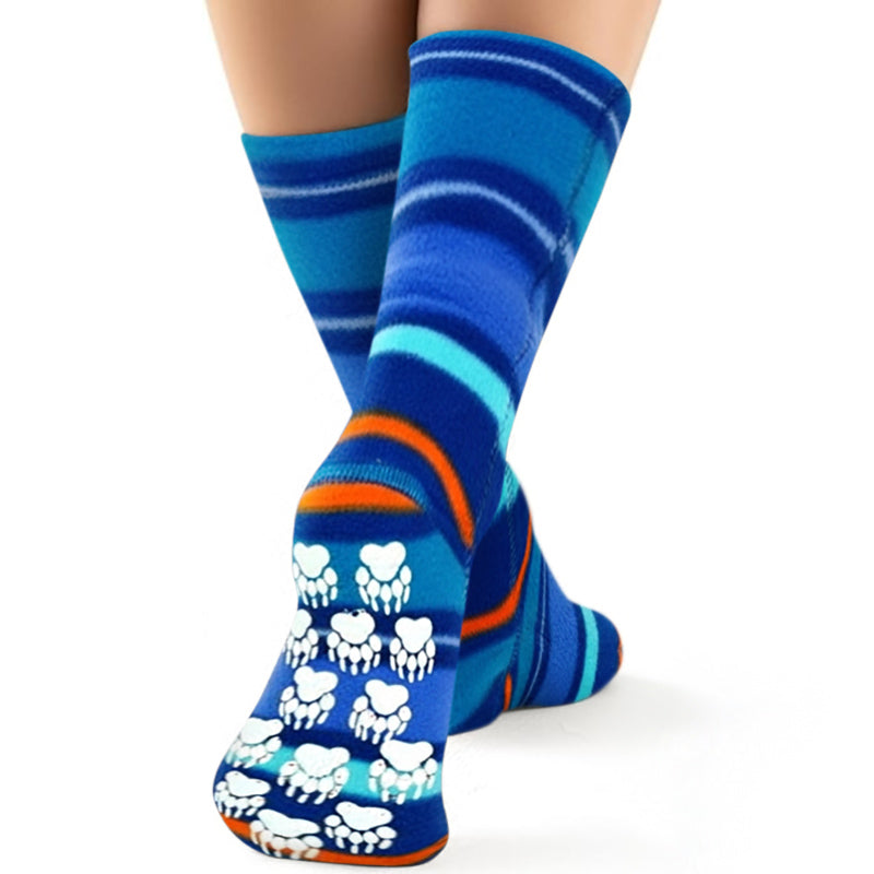 Polar Feet Fleece Socks - Jazz Stripes