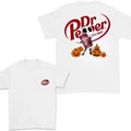Jack Hug Dr.Pepper Skellington Halloween Double Sided T-shirt, Skeleton Dr Pepper T-shirt Full Color , Dr Pepper Halloween T-shirt For Men ANd Women