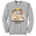 Jesus Christmas Nativity Scene Holy Night A Savior was Born Christian Catholic Sweatshirt