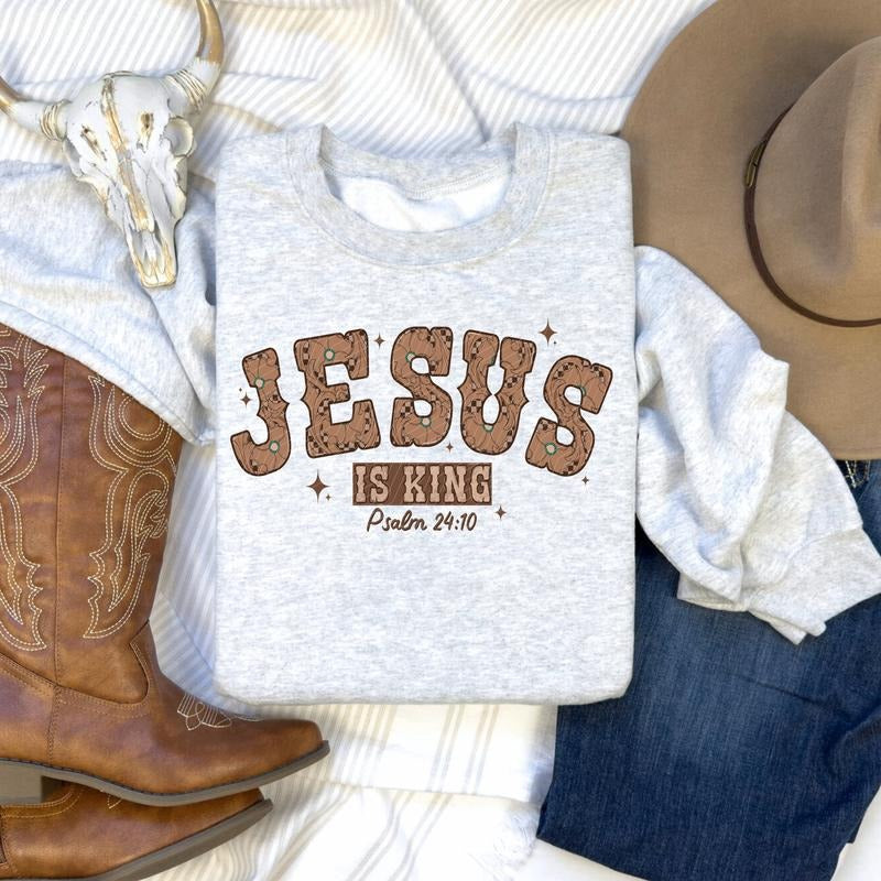 Jesus is King DTF Transfers - THIS IS NOT A SHIRT