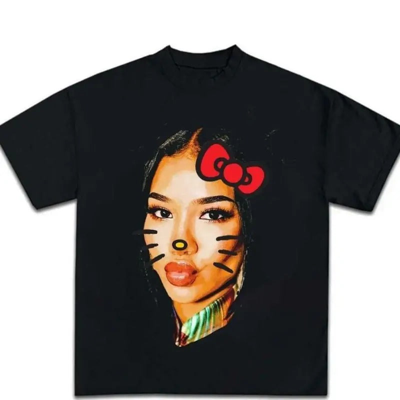 Jhene Kitty Big Face T-shirt, Rap Hip Hop Teestyle{n002}2