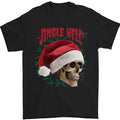 Jingle Hell Funny Christmas Skull Xmas Mens T-Shirt 100% Cotton Made in USA