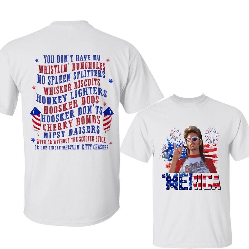 Joeee Dirt Merica July 4th Shirt, Funny J0e Dirt 4th Of July Shirt, J0e Dirt Merica 2 Sides Tshirt, Independence Day Shirt, Full Colors, Full Sizes