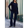 John Galt Women's Blue Knit Sweater