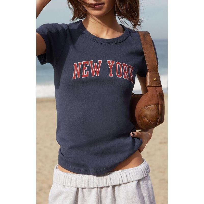 John Galt Women's Hailie New York T-Shirt - Multicolor