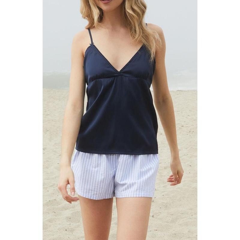 John Galt Women's Navy Edith Tank Top