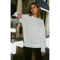 John Galt Women's White Brianna Sweater