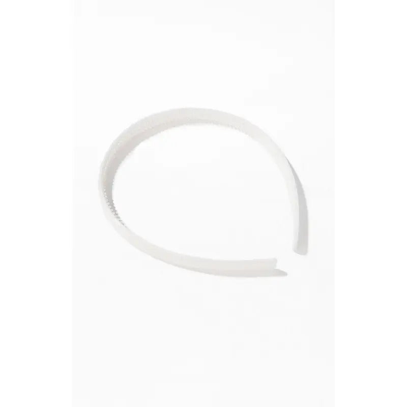 John Galt Women's White Thin Headband