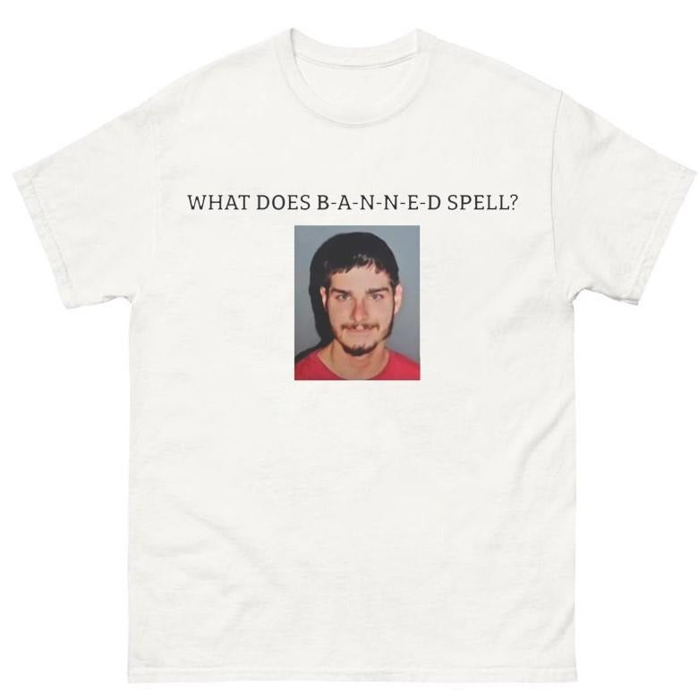 Joshua Block Mugshot T shirt Highlighting Brain Rot and Meme