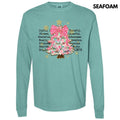 Joyful Peaceful Cheerful Tree Long Sleeve Comfort Colors T-Shirt 'NLB'