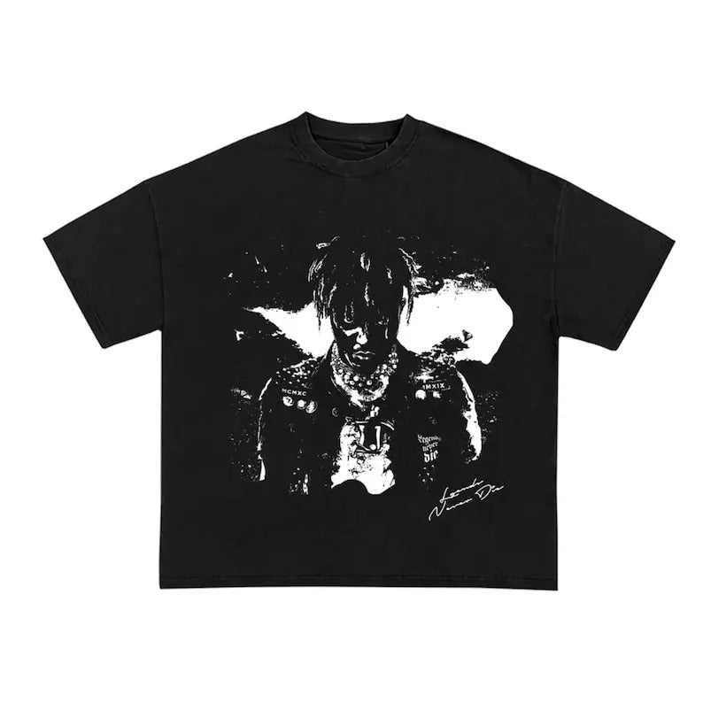 Juice Wrld Legends Never Die Garment Dyed T Shirt, Juice Wrld  Rap Shirt For Fans