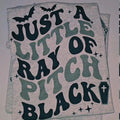 Just a little ray of pitch black Cute Halloween Graphic Tee