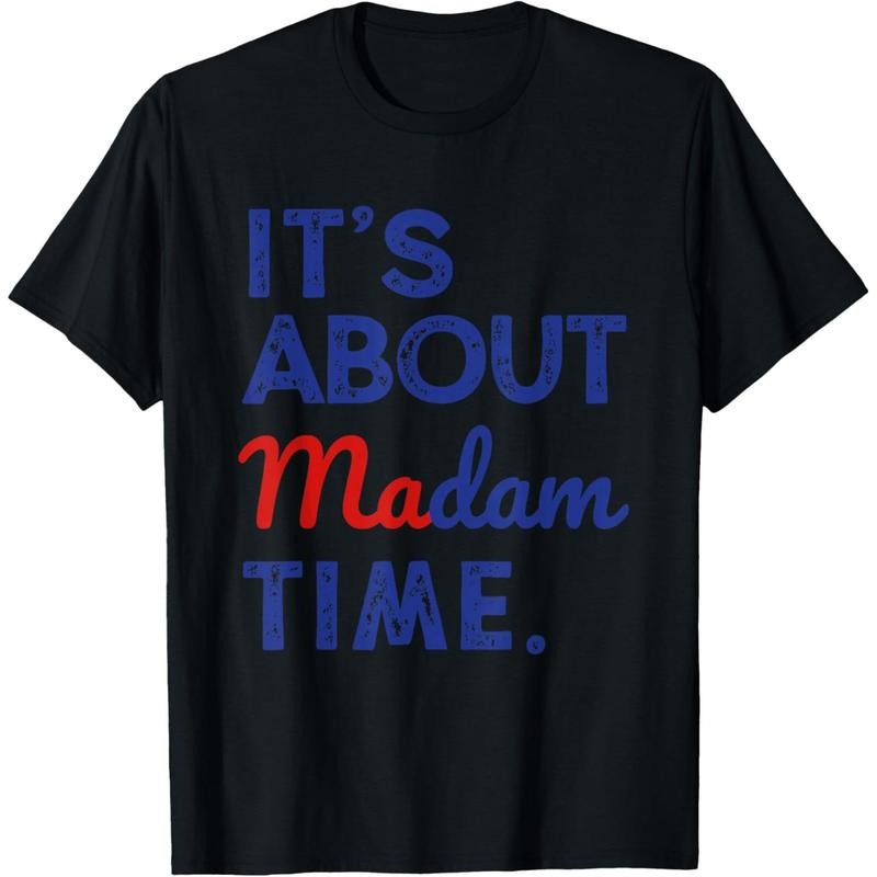 Kamala Harris 2024 It's About Madam Time President Election T-Shirt made in usa