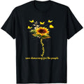 Kamala Harris 2024 Save democracy For the people Sunflower T-Shirt made in usa