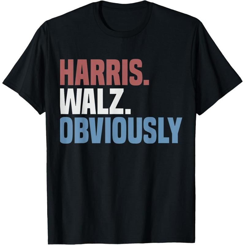 Kamala Walz Obviously 2024 Harris Waltz 2024 Election T-Shirt made in usa