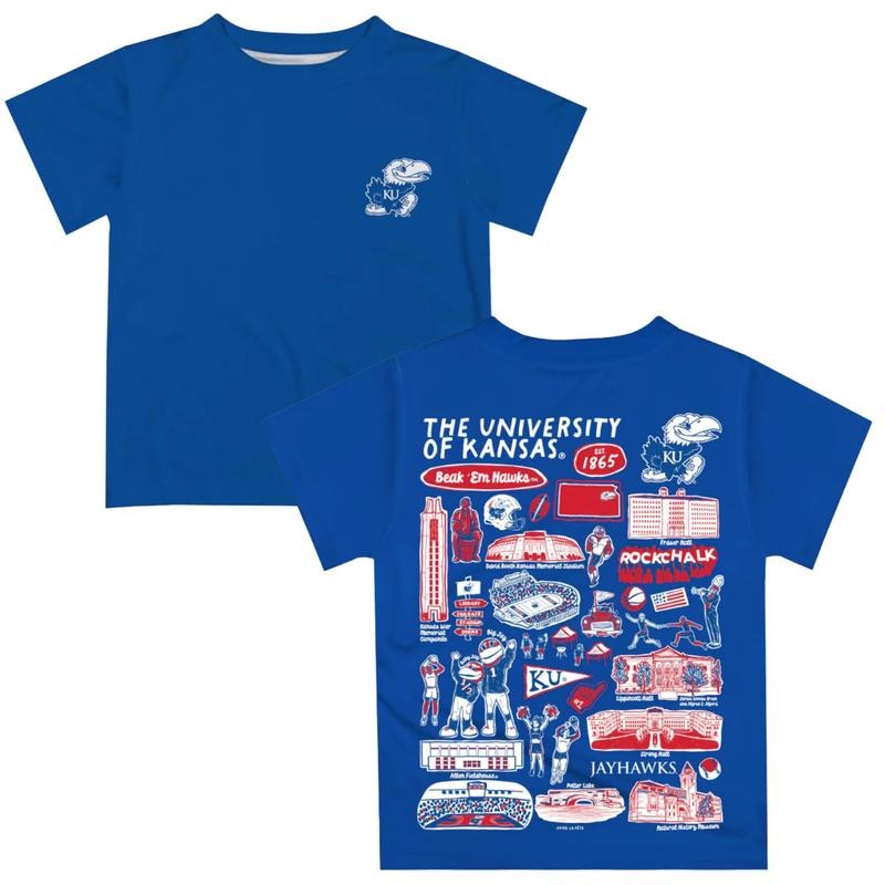 Kansas Jayhawks Impressions Artwork Relaxed Fit T-Shirt Sweatshirt Hoodie, Kansas Jayhawks Short Sleeve Tee Shirt