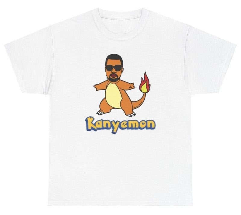 Kanyemon Tee Showcasing Cute Meme Style