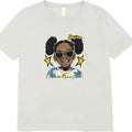 Keeping It Real Street Negro Cartoon Girl Graphic Cropped T-shirt