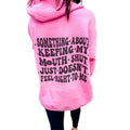 Keeping My Mouth Shut Graphic Hoodie